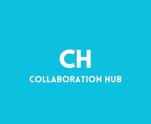 Photo of the Collaboration Hub logo