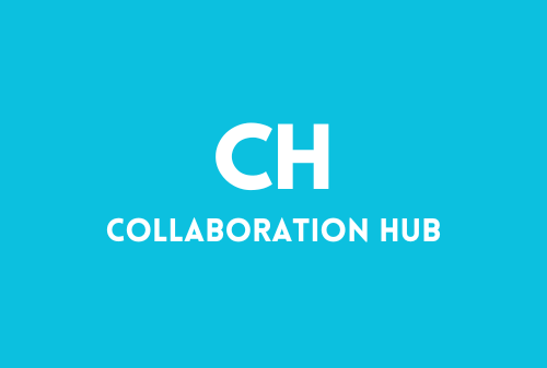 Photo of the Collaboration Hub logo