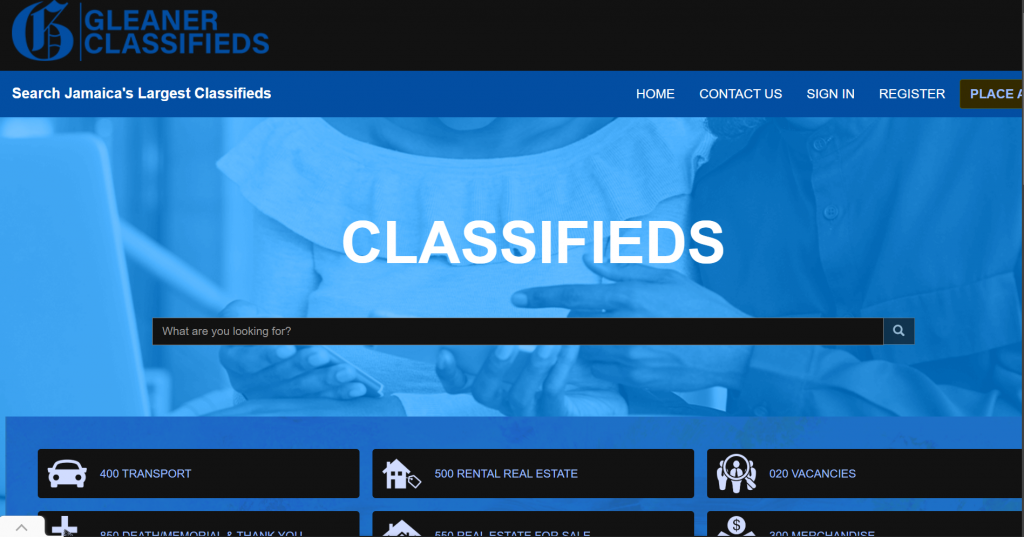 Gleaner Classified Marketplace