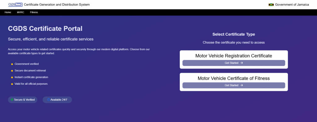 Certificate Generation Portal