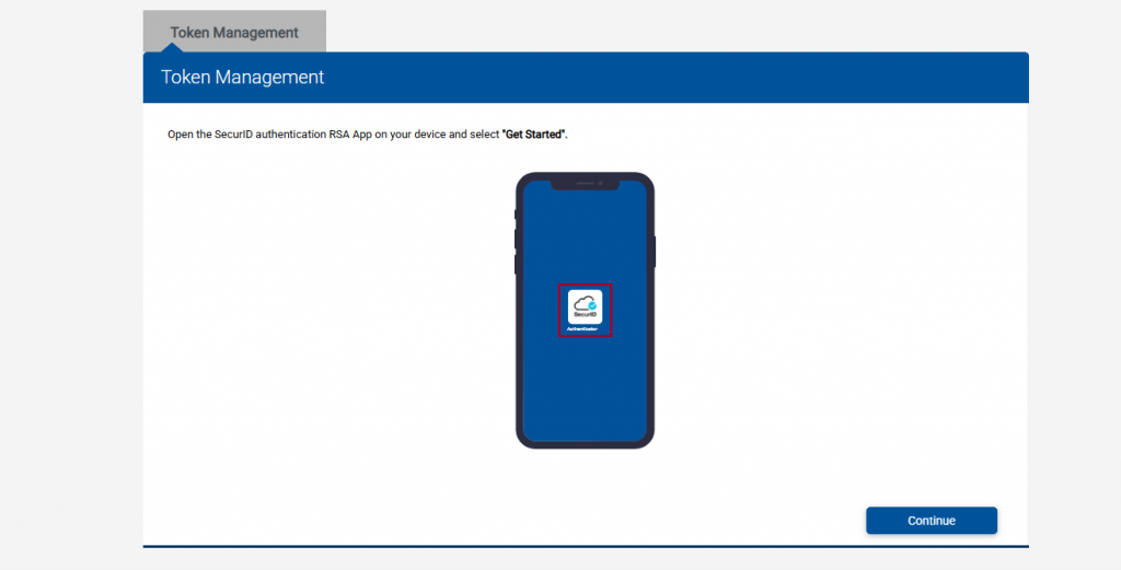 Open SecurId on your phone and get started
