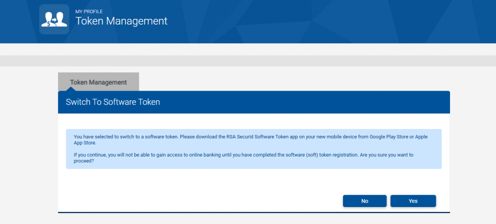 Proceed with New Token