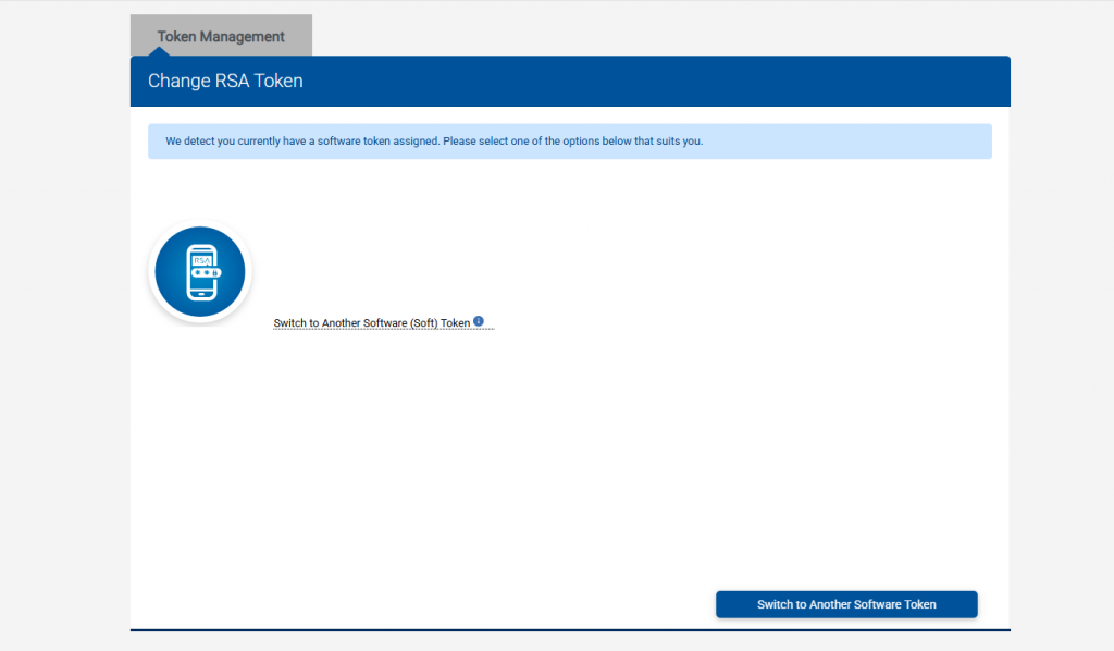 software token detected